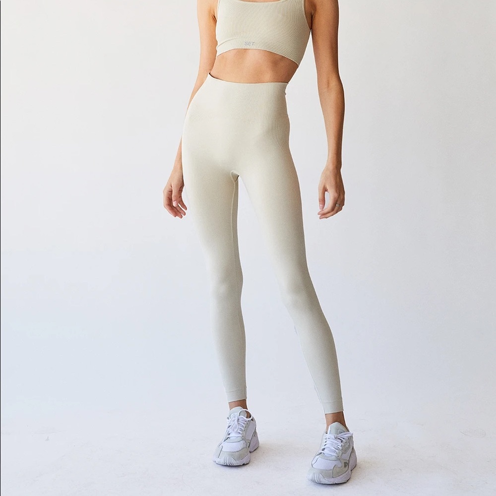 Set Active Oat Milk Sculptflex Leggings